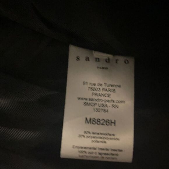 Sandro Wool Coat‎ - Picture 6 of 7